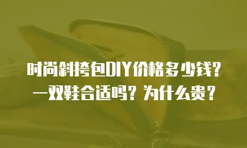 时尚斜挎包DIY价格多少钱？一双鞋合适吗？为什么贵？