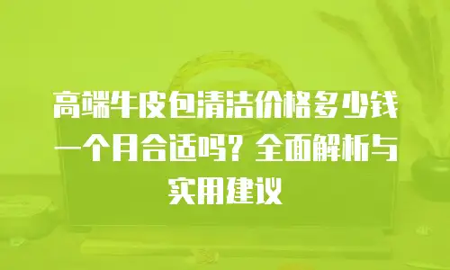 高端牛皮包清洁价格多少钱一个月合适吗？全面解析与实用建议