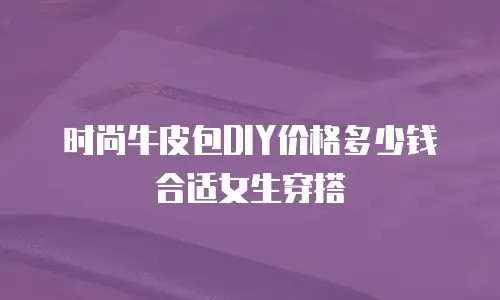 时尚牛皮包DIY价格多少钱合适女生穿搭