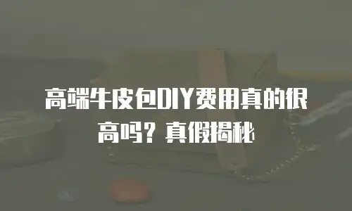 高端牛皮包DIY费用真的很高吗？真假揭秘