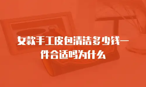 女款手工皮包清洁多少钱一件合适吗为什么
