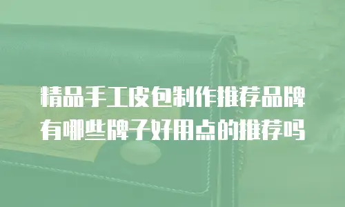 精品手工皮包制作推荐品牌有哪些牌子好用点的推荐吗