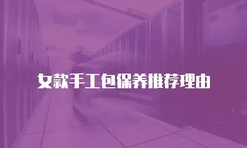 女款手工包保养推荐理由