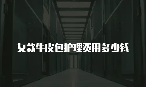 女款牛皮包护理费用多少钱