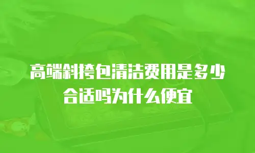 高端斜挎包清洁费用是多少合适吗为什么便宜
