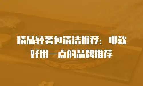 精品轻奢包清洁推荐：哪款好用一点的品牌推荐