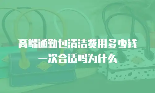 高端通勤包清洁费用多少钱一次合适吗为什么