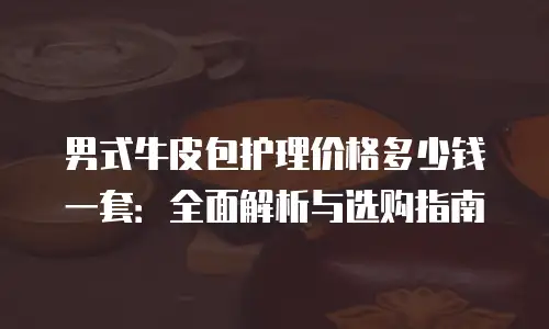 男式牛皮包护理价格多少钱一套：全面解析与选购指南
