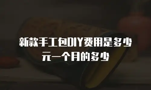 新款手工包DIY费用是多少元一个月的多少