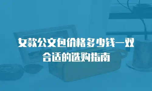 女款公文包价格多少钱一双合适的选购指南