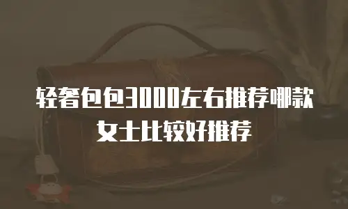 轻奢包包3000左右推荐哪款女士比较好推荐