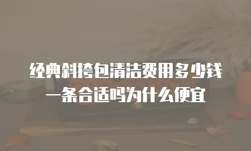 经典斜挎包清洁费用多少钱一条合适吗为什么便宜