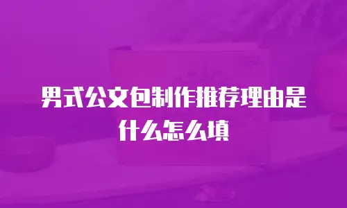 男式公文包制作推荐理由是什么怎么填