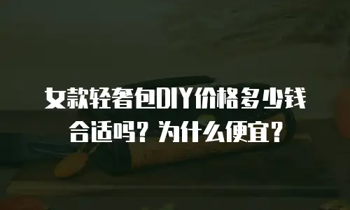 女款轻奢包DIY价格多少钱合适吗？为什么便宜？