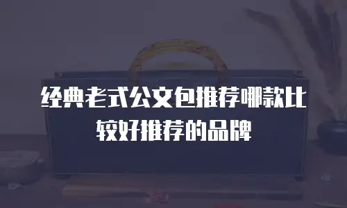 经典老式公文包推荐哪款比较好推荐的品牌