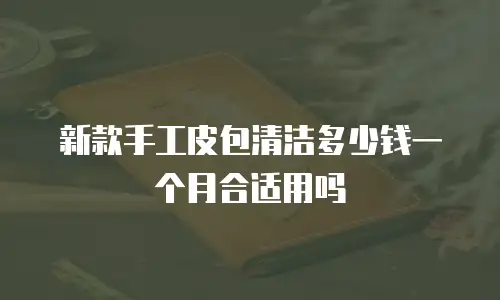 新款手工皮包清洁多少钱一个月合适用吗