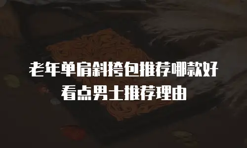 老年单肩斜挎包推荐哪款好看点男士推荐理由