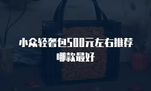 小众轻奢包500元左右推荐哪款最好