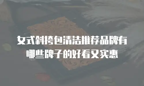 女式斜挎包清洁推荐品牌有哪些牌子的好看又实惠