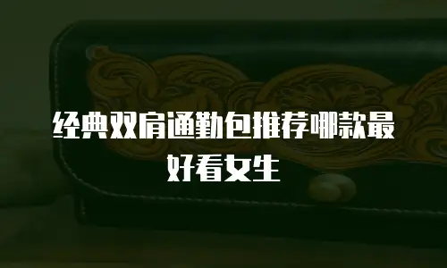经典双肩通勤包推荐哪款最好看女生
