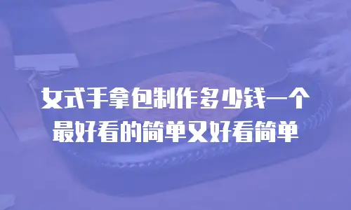 女式手拿包制作多少钱一个最好看的简单又好看简单