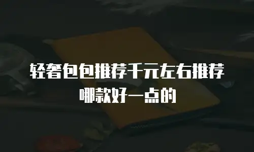 轻奢包包推荐千元左右推荐哪款好一点的