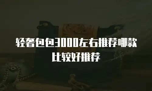 轻奢包包3000左右推荐哪款比较好推荐