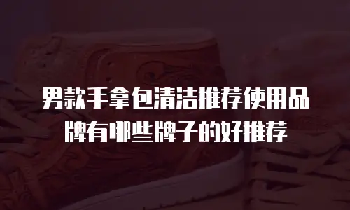 男款手拿包清洁推荐使用品牌有哪些牌子的好推荐
