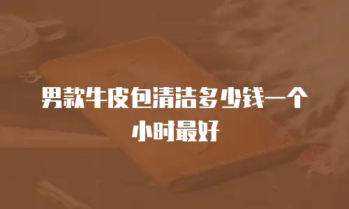 男款牛皮包清洁多少钱一个小时最好