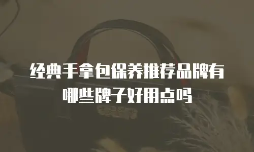 经典手拿包保养推荐品牌有哪些牌子好用点吗