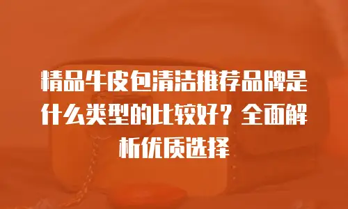 精品牛皮包清洁推荐品牌是什么类型的比较好？全面解析优质选择