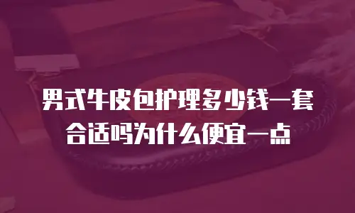 男式牛皮包护理多少钱一套合适吗为什么便宜一点
