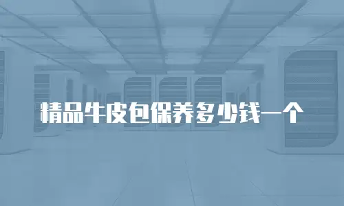 精品牛皮包保养多少钱一个