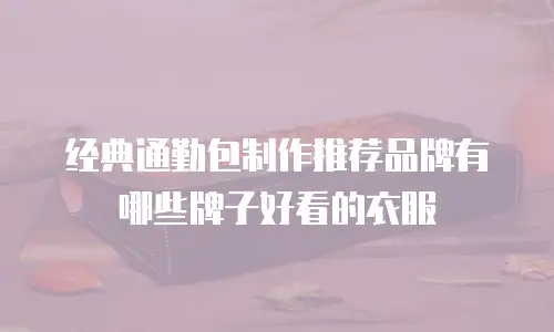 经典通勤包制作推荐品牌有哪些牌子好看的衣服
