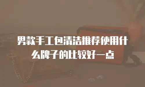 男款手工包清洁推荐使用什么牌子的比较好一点