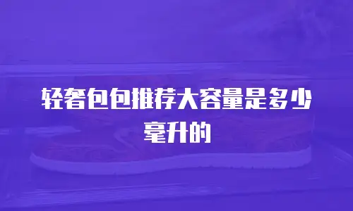 轻奢包包推荐大容量是多少毫升的