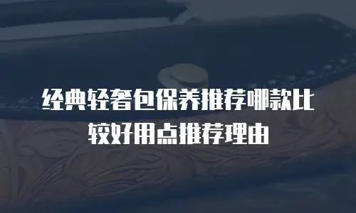 经典轻奢包保养推荐哪款比较好用点推荐理由