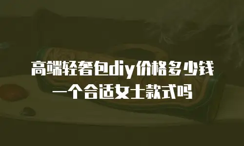 高端轻奢包diy价格多少钱一个合适女士款式吗