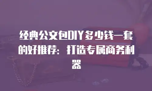 经典公文包DIY多少钱一套的好推荐：打造专属商务利器