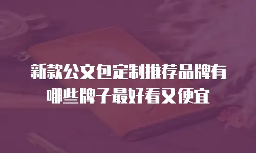 新款公文包定制推荐品牌有哪些牌子最好看又便宜