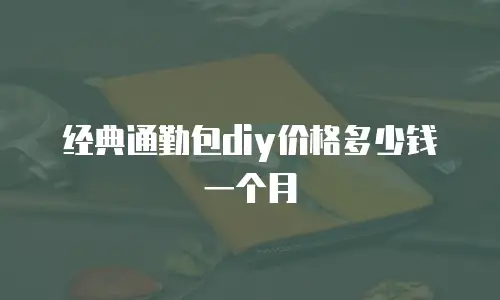 经典通勤包diy价格多少钱一个月