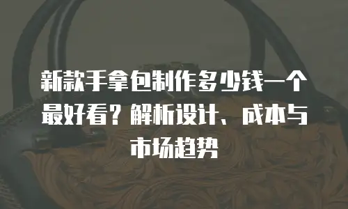 新款手拿包制作多少钱一个最好看？解析设计、成本与市场趋势