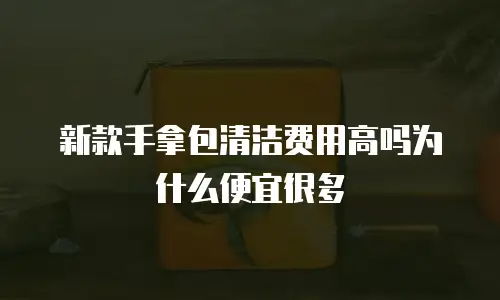 新款手拿包清洁费用高吗为什么便宜很多