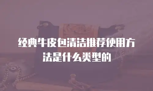 经典牛皮包清洁推荐使用方法是什么类型的