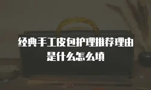 经典手工皮包护理推荐理由是什么怎么填