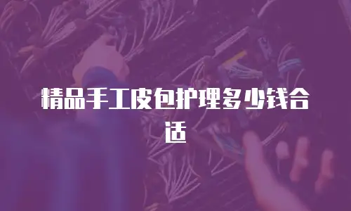 精品手工皮包护理多少钱合适