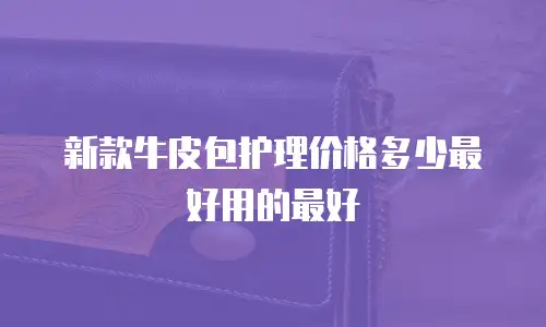 新款牛皮包护理价格多少最好用的最好