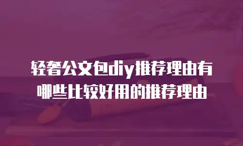 轻奢公文包diy推荐理由有哪些比较好用的推荐理由