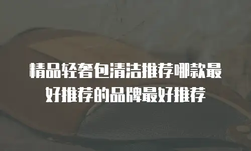 精品轻奢包清洁推荐哪款最好推荐的品牌最好推荐