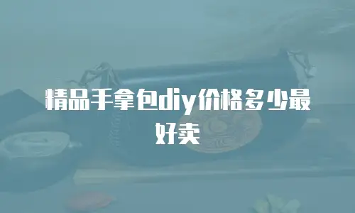 精品手拿包diy价格多少最好卖